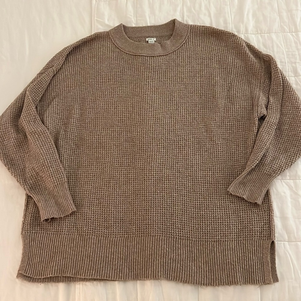 Aerie waffle oversized sweater